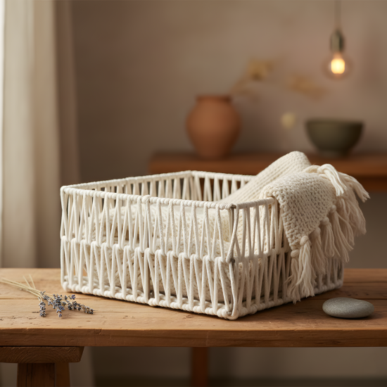 Straw Basket	Small